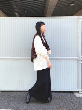 「TOWNCRAFT（タウンクラフト）のアイテム」を使った、きんたさん（レディース・159cm）の秋コーディネート