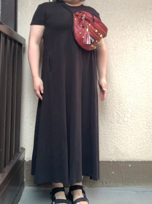 でぶおばさん Jouetieのボディバッグ ウエストポーチを使ったコーディネート Wear