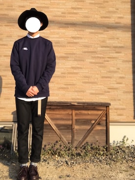 「DANKE SCHON（ダンケシェーン）のアイテム（帽子）」を使った、kaikunさん（メンズ・168cm）の春コーディネート