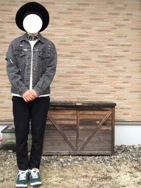 「DANKE SCHON（ダンケシェーン）のアイテム（帽子）」を使った、kaikunさん（メンズ・168cm）の春コーディネート