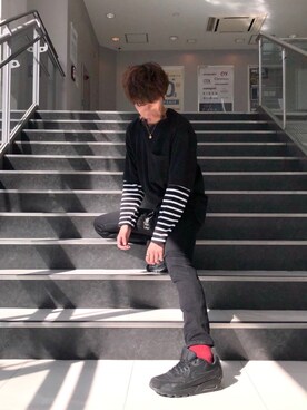 「DAISO（DAISO）のアイテム（アクセサリー）」を使った、やまはるさん（メンズ・175cm）の秋コーディネート