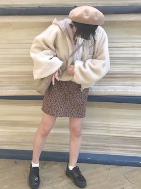 「apres jour（アプレジュール）のアイテム（ブルゾン）」を使った、mii*さん（レディース・155cm）の秋コーディネート