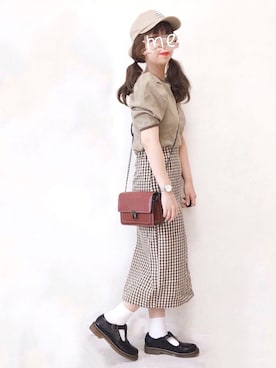 「Sugar Sugar（シュガーシュガー）のアイテム（ドレスシューズ）」を使った、harunaさん（レディース・153cm）の秋コーディネート