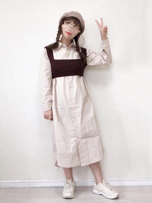 Haruna Grlのシャツワンピースを使ったコーディネート Wear