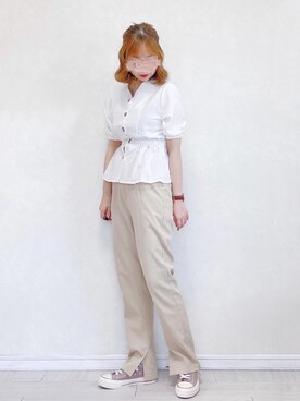 harunaさん（レディース・153cm）の春コーディネート