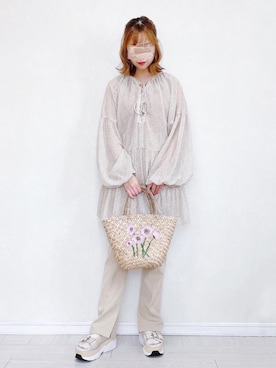 harunaさん（レディース・153cm）の春コーディネート