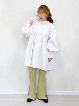 「Wefst（ウェスト）のアイテム」を使った、harunaさん（レディース・153cm）の春コーディネート