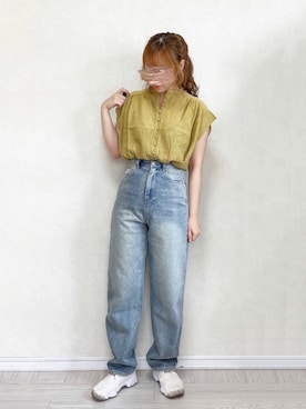 「Wefst（ウェスト）のアイテム」を使った、harunaさん（レディース・153cm）の春コーディネート