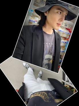 「cotton on（コットンオン）のアイテム」を使った、Xzyさん（メンズ・179cm）の冬コーディネート