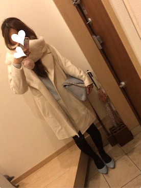 「EDIT COLOGNE（エディットコロン）のアイテム（トップス）」を使った、こたつんさん（レディース・158cm）の冬コーディネート