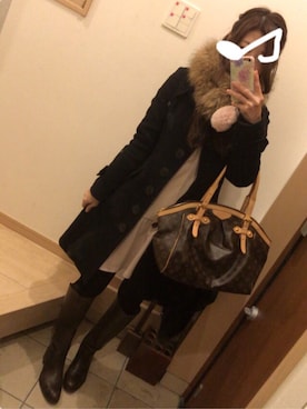 「MINIMUM（ミニマム）のアイテム（ワンピース/ドレス）」を使った、こたつんさん（レディース・158cm）の冬コーディネート