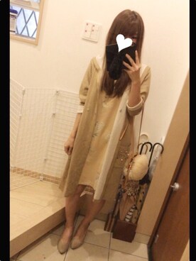 「JILL by JILL STUART（ジルバイジルスチュアート）のアイテム（カーディガン/ボレロ）」を使った、こたつんさん（レディース・158cm）の秋コーディネート