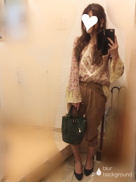 「beberose（ベベローズ）のアイテム」を使った、こたつんさん（レディース・158cm）の秋コーディネート