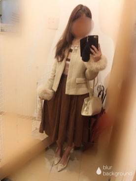 「MISCH MASCH（ミッシュマッシュ）のアイテム（その他アウター）」を使った、こたつんさん（レディース・158cm）の秋コーディネート