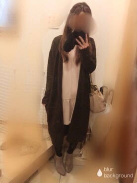 「MINIMUM（ミニマム）のアイテム（ワンピース/ドレス）」を使った、こたつんさん（レディース・158cm）の秋コーディネート