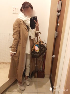 「UNIQLO（ユニクロ）のWOMEN ウルトラストレッチジーンズ（デニムパンツ）」を使った、こたつんさん（レディース・158cm）の秋コーディネート