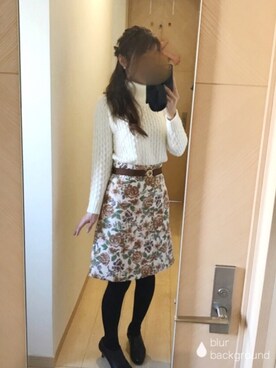 「Joias（ジョイアス）のアイテム」を使った、こたつんさん（レディース・158cm）の冬コーディネート