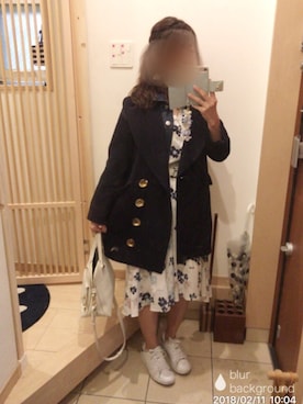 「31 Sons de mode（トランテアン　ソン　ドゥ　モード）のアイテム（その他アウター）」を使った、こたつんさん（レディース・158cm）の冬コーディネート