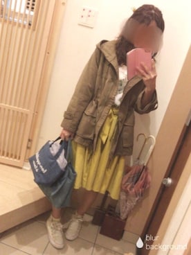 「RD（ルージュ ディアマン）のアイテム（ジャケット/アウター）」を使った、こたつんさん（レディース・158cm）の春コーディネート