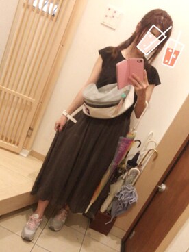 「Cocoonist（コクーニスト）のアイテム」を使った、こたつんさん（レディース・158cm）の夏コーディネート