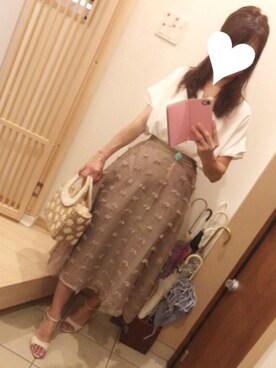 「KOBE LETTUCE」｜「アイテム（その他）」を使った、こたつんさん（レディース・158cm）の夏コーディネート