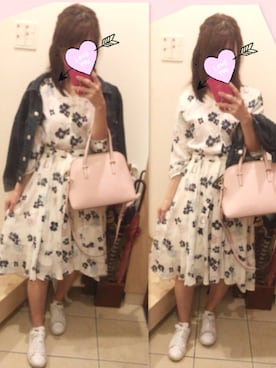 「RD（ルージュ ディアマン）のアイテム（ワンピース/ドレス）」を使った、こたつんさん（レディース・158cm）の秋コーディネート