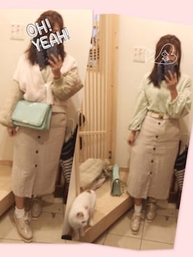 「Plush&Lush（プラッシュアンドラッシュ）のアイテム」を使った、こたつんさん（レディース・158cm）の冬コーディネート