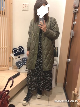 「ef-de（エフデ）のアイテム（バッグ）」を使った、こたつんさん（レディース・158cm）の冬コーディネート