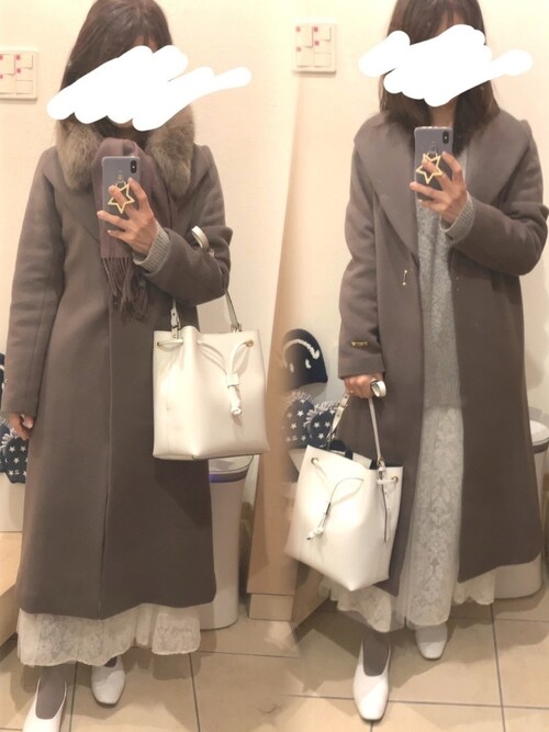 NOELA（ノエラ）の「ストールSETロングコート（その他アウター