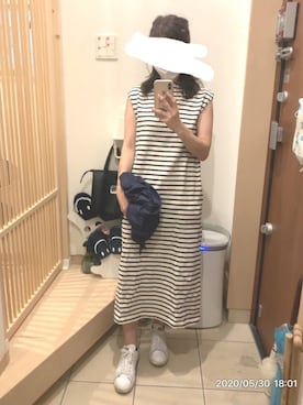 「ORCIVAL（オーシバル）のアイテム（ワンピース/ドレス）」を使った、こたつんさん（レディース・158cm）の夏コーディネート