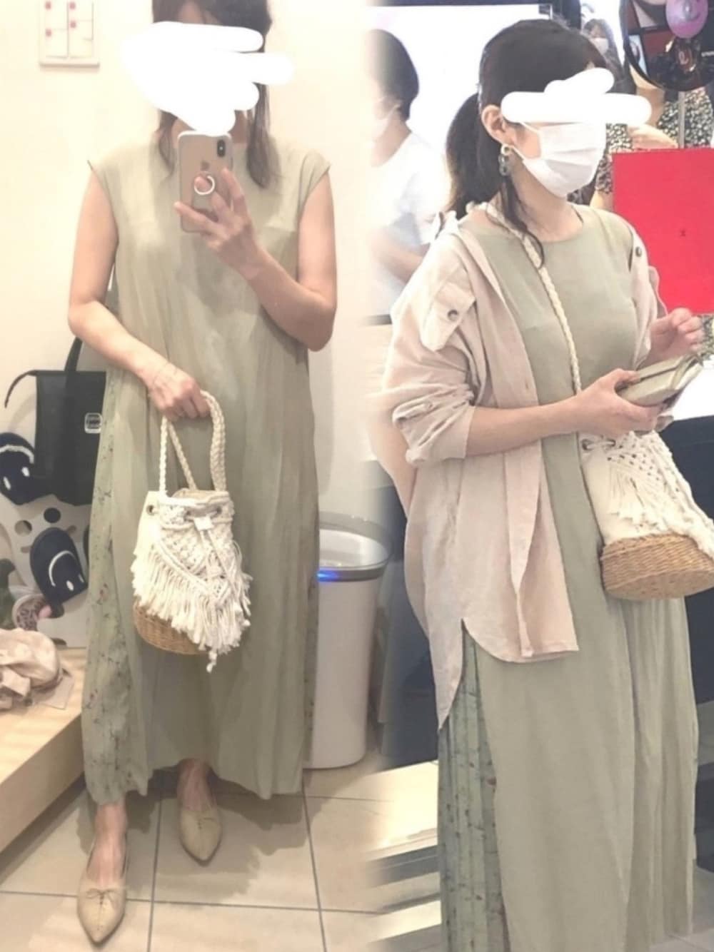 「ワンピース、ポインテッドトゥ、フラットシューズ、ノースリーブワンピース、サイドプリーツ、花柄、花柄ワンピース、Aラインワンピース」｜「ODETTE E ODILEのOID レースアップ FLT15（パンプス、ベージュ系）」を使った、こたつんさん（レディース・158cm）の夏コーディネートの1枚目の写真