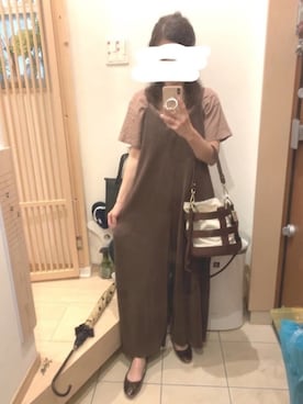 「passage mignon/flaneur（パサージュミニョンフラヌール）のアイテム」を使った、こたつんさん（レディース・158cm）の夏コーディネート