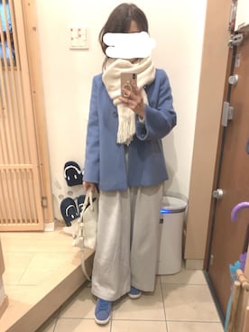 「ショップコート」｜「アイテム（その他）」を使った、こたつんさん（レディース・158cm）の冬コーディネート