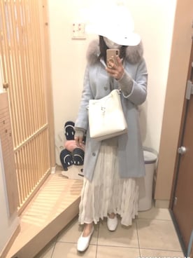 「mame（マメ）のアイテム（その他）」を使った、こたつんさん（レディース・158cm）の冬コーディネート