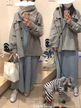 こたつんさん（レディース・158cm）の冬コーディネート