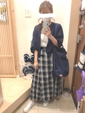 「goyemon（ゴエモン）のアイテム」を使った、こたつんさん（レディース・158cm）の秋コーディネート