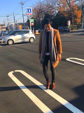 「fashionmen」｜かぶさん（メンズ・177cm）の冬コーディネート
