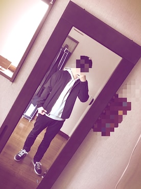 「JOURNAL STANDARD relume（ジャーナルスタンダード　レリューム）のアイテム（MA-1）」を使った、Hikaruさん（メンズ・172cm）の春コーディネート