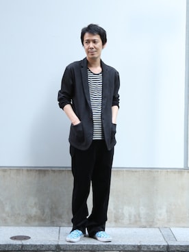 ShikouHiwatashiさん（メンズ・170cm）の夏コーディネート