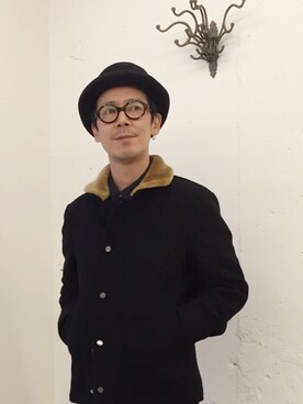 「FACTOTUM（ファクトタム）のアイテム（ブルゾン）」を使った、ShikouHiwatashiさん（メンズ・170cm）の秋コーディネート