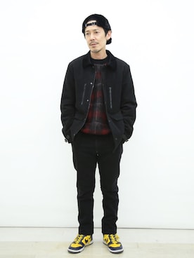 「FACTOTUM（ファクトタム）のアイテム（その他アウター）」を使った、ShikouHiwatashiさん（メンズ・170cm）の秋コーディネート
