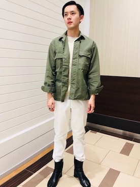 浅野達大さん（メンズ・175cm）の冬コーディネート