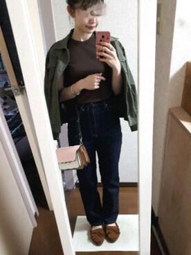 「トランクバッグ」｜あきなつさん（レディース・158cm）の春コーディネート