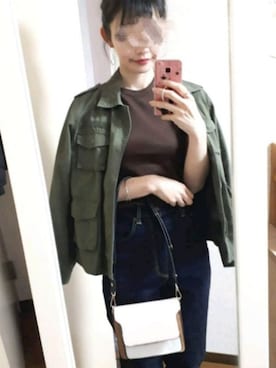 「トランクバッグ」｜あきなつさん（レディース・158cm）の春コーディネート