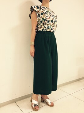 「KATHARINE ROSS（キャサリンロス）のアイテム（バングル/リストバンド）」を使った、chan＿emiさん（レディース・168cm）の夏コーディネート