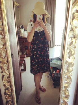 「travel」｜「アイテム（ワンピース）」を使った、Jinさん（レディース・172cm）の秋コーディネート
