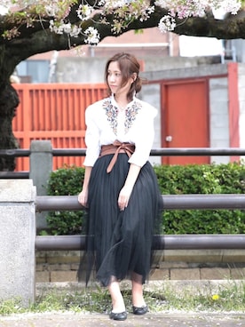 「MARQUE」｜YUKOさん（レディース・154cm）の春コーディネート