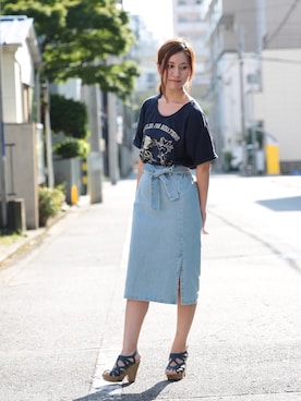 YUKOさん（レディース・154cm）の春コーディネート