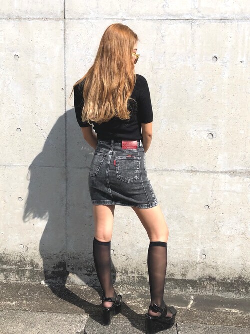 juemi デニムミニスカートスカート