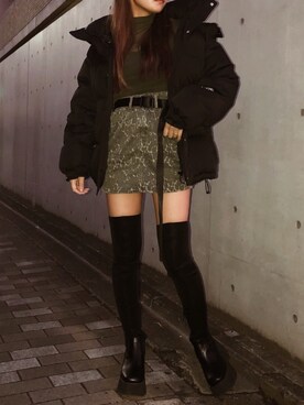 Juemi（ジュエミ）のダウンジャケット/コートを使った人気ファッション